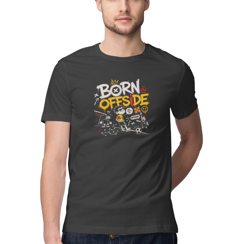 Born Offside – Football Humor Offside Graphic T-Shirt