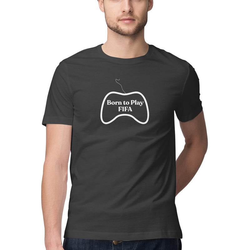 Born to Play FIFA - Kheracatures Football Gaming Graphic T-Shirt